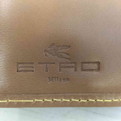 エトロ ETRO ペイズリー柄レザー がま口 2つ折り財布 レディース