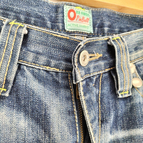 OZZ-FIRST PINBALL スタッズポケットリペア加工デニムパンツ メンズ JPN:M