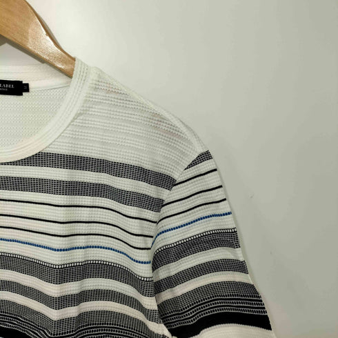 ブラックレーベルクレストブリッジ BLACK LABEL CRESTBRIDGE マルチジャカードボーダーTシャツ メンズ M