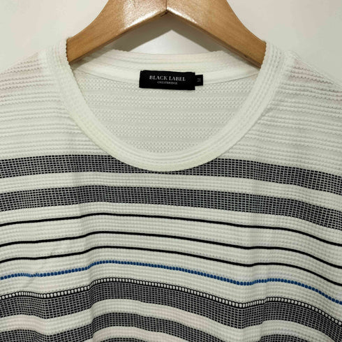 ブラックレーベルクレストブリッジ BLACK LABEL CRESTBRIDGE マルチジャカードボーダーTシャツ メンズ M