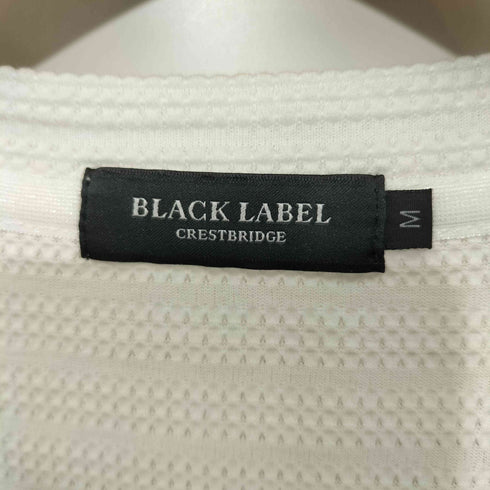 ブラックレーベルクレストブリッジ BLACK LABEL CRESTBRIDGE マルチジャカードボーダーTシャツ メンズ M