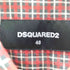 ディースクエアード DSQUARED2 チェック柄 ボタンダウン 半袖シャツ メンズ JPN:48