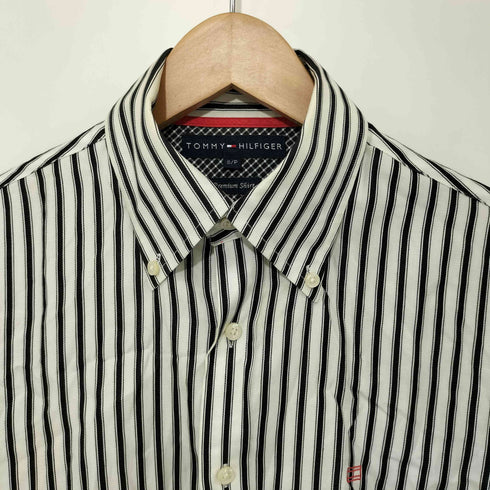 トミーヒルフィガー TOMMY HILFIGER Premium fit ストライプボタンダウンシャツ メンズ S/P