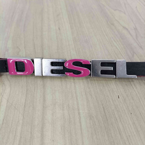 ディーゼル DIESEL ロゴデザインレザーベルト メンズ
