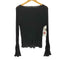 ジャンポールゴルチエフェム Jean Paul GAULTIER FEMME 袖レース モックネック レーヨン リブ ニット カットソー パワーネット レディース EUR:40