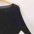 ジャンポールゴルチエフェム Jean Paul GAULTIER FEMME 袖レース モックネック レーヨン リブ ニット カットソー パワーネット レディース EUR:40