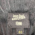 ジャンポールゴルチエフェム Jean Paul GAULTIER FEMME 袖レース モックネック レーヨン リブ ニット カットソー パワーネット レディース EUR:40