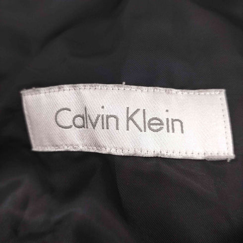 カルバンクライン CALVIN KLEIN ラムレザー ダブルライダースジャケット メンズ 36