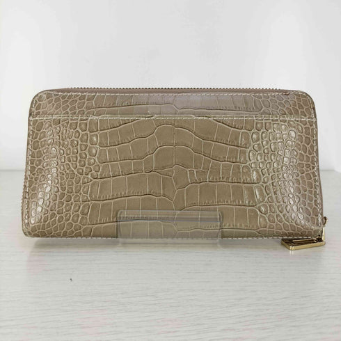 TUSCANIA クロコ型押し レザー 長財布 レディース