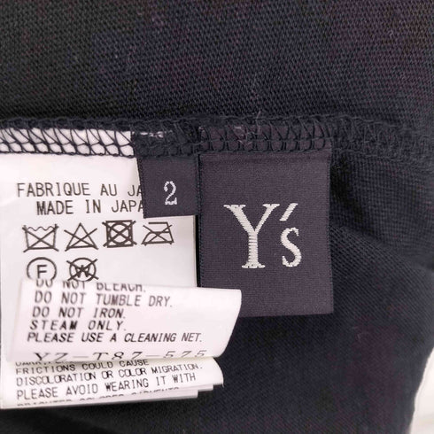 ワイズ Ys 23SS フロントフリル コットン リネン ランニング ベスト カットソー レディース JPN:2