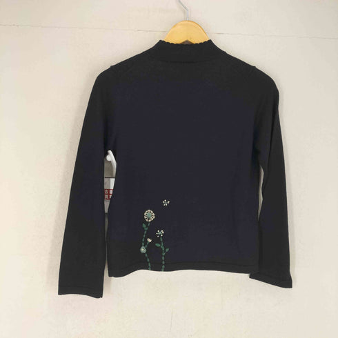 ホコモモラ Jocomomola フラワー刺繍ハイネックニット レディース 40