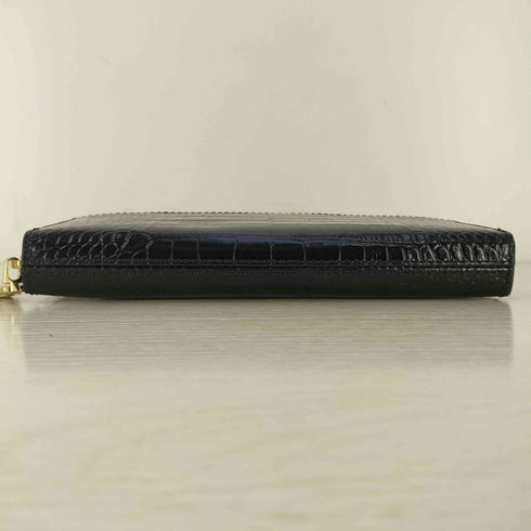 TUSCANIA クロコ型押し レザー 長財布 レディース