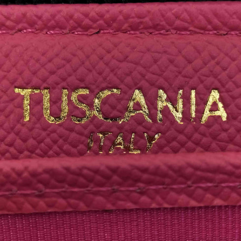 TUSCANIA クロコ型押し レザー 長財布 レディース