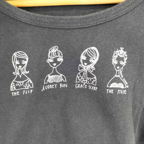 LUCY LOVE フロントプリント S/S Tシャツ レディース M/L