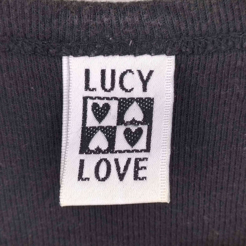 LUCY LOVE フロントプリント S/S Tシャツ レディース M/L