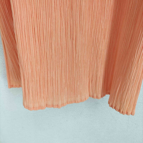イッセイミヤケ ISSEY MIYAKE 98ss シワ加工 ノースリーブプリーツカットソー レディース M