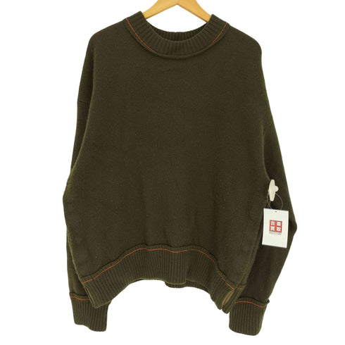 サカイ Sacai 22AW Studs Cashmere Knit Pullover スタッズ カシミヤ ニット プルオーバー メンズ JPN:2