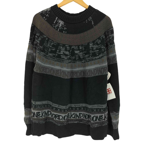 サカイ Sacai 23SS Jacquard Knit Pullover ジャガード ニット プルオーバー メンズ JPN:2
