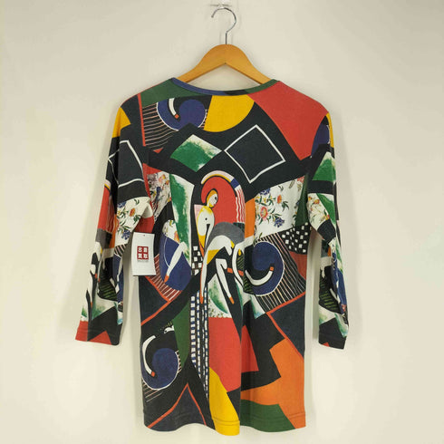 Smithsonian Institution アートプリント クルーネック ロングスリーブTシャツ レディース import:XL