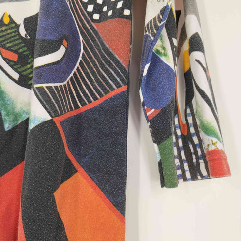 Smithsonian Institution アートプリント クルーネック ロングスリーブTシャツ レディース import:XL