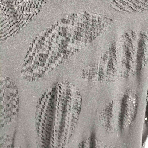 イッセイミヤケ ISSEY MIYAKE A-POC ABLE ハイネック フリンジメッシュ切替 変形チュニック レディース