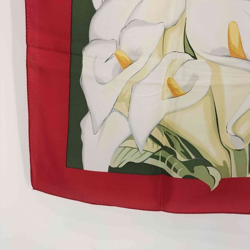 日本製 メトロポリタン美術館 アート 大判プリント シルク スカーフ レディース
