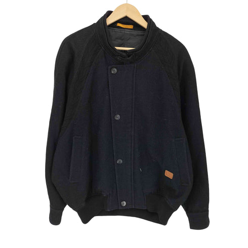 ランセル LANCEL ニット切替 ウールボンバージャケット メンズ import:L