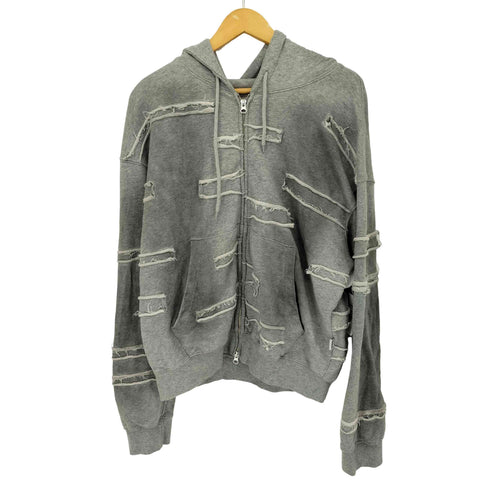 WISH FOR EVER PATCHWORK DOUBLE ZIP SHORT PARKER メンズ import:L