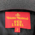 ヴィヴィアンウエストウッドレッドレーベル Vivienne Westwood RED LABEL 裏地オーブ刺繍 カシミヤ混 3B オーブボタン ウールテーラードジャケット レディース 2