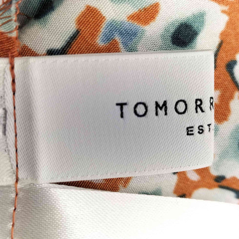 トゥモローランド TOMORROWLAND ジオメトリックフラワープリント 2-wayギャザースリーブシャツ レディース JPN:36