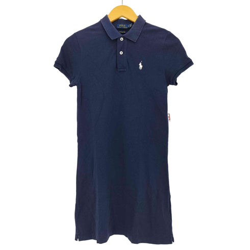 ポロバイラルフローレン Polo by RALPH LAUREN THE MESH MINI ポニー刺繍 ポロ ミニワンピース レディース import:S