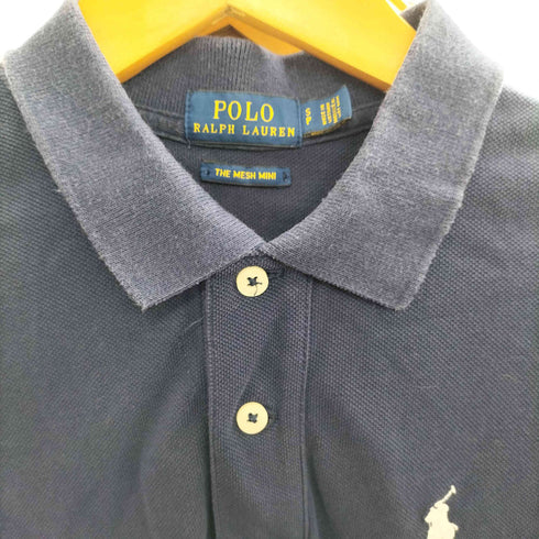 ポロバイラルフローレン Polo by RALPH LAUREN THE MESH MINI ポニー刺繍 ポロ ミニワンピース レディース import:S