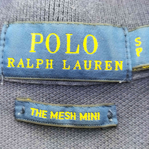 ポロバイラルフローレン Polo by RALPH LAUREN THE MESH MINI ポニー刺繍 ポロ ミニワンピース レディース import:S