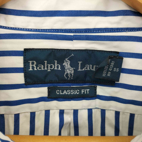 ラルフローレン RALPH LAUREN CLASSIC FIT スモールポニー刺繍 ストライプシャツ メンズ import:XL