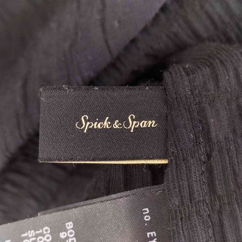 スピックアンドスパン Spick and Span ギャザーシアーフリルブラウス レディース