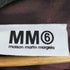 エムエムシックスメゾンマルタンマルジェラ MM6 Maison Martin Margiela 歪みチェック ドレープ レーヨンチュニックワンピース レディース M