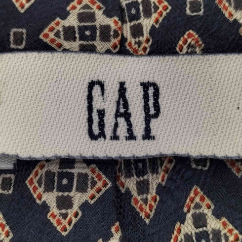 ギャップ Gap USA製 OLD GAP オールド ギャップ 総柄 シルク ネクタイ メンズ