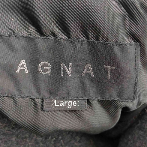 AGNAT カシミア混 チェスターコート メンズ