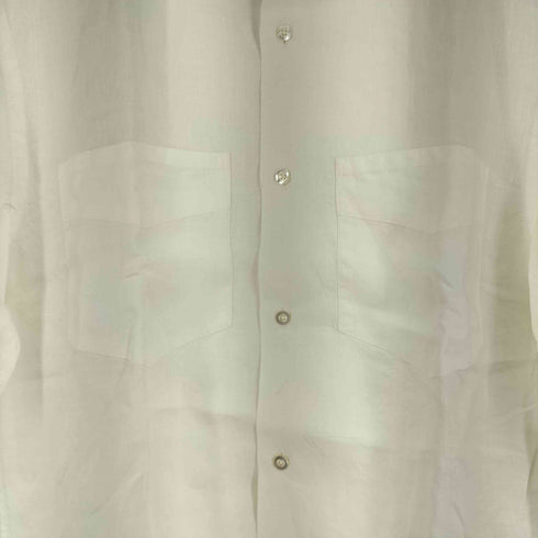 リネン100 S/S シャツ メンズ LL