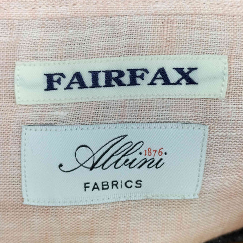 フェアファクス FAIRFAX リネン100 L/S プルオーバーシャツ メンズ L