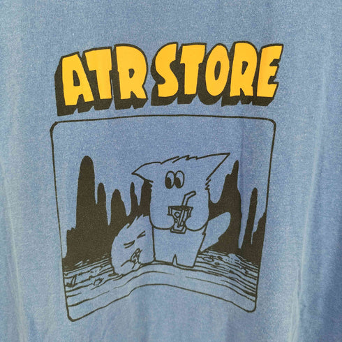 ATR STORE キャラクタープリント クルーネックTシャツ メンズ import:XL