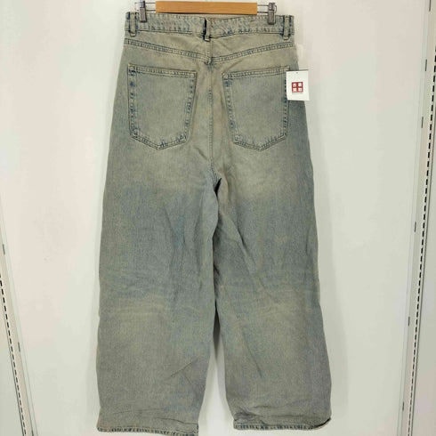 ザラ ZARA オーバーダイ バギー デニムパンツ メンズ 42