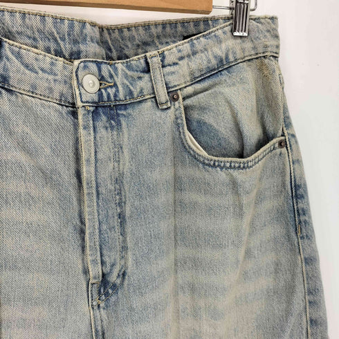 ザラ ZARA オーバーダイ バギー デニムパンツ メンズ 42