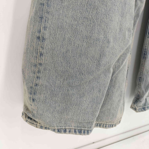ザラ ZARA オーバーダイ バギー デニムパンツ メンズ 42