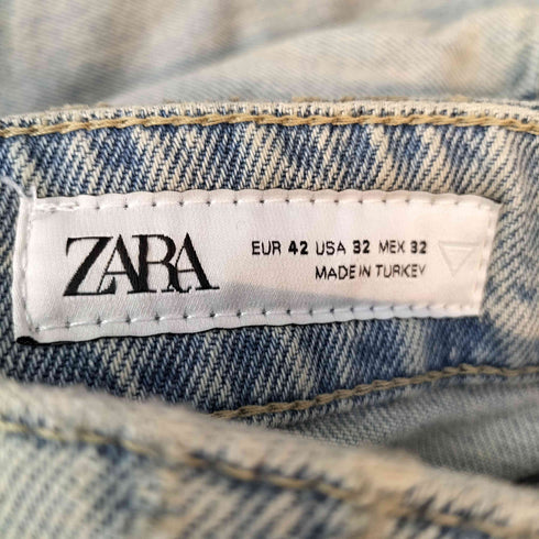 ザラ ZARA オーバーダイ バギー デニムパンツ メンズ 42