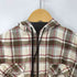 エディーバウアー Eddie Bauer チェック柄 ハーフジッププルオーバーパーカー メンズ import:L