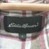 エディーバウアー Eddie Bauer チェック柄 ハーフジッププルオーバーパーカー メンズ import:L