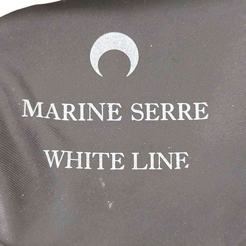 マリーンセル MARINE SERRE WHITE LINE Black Second Skin Balaclava レディース