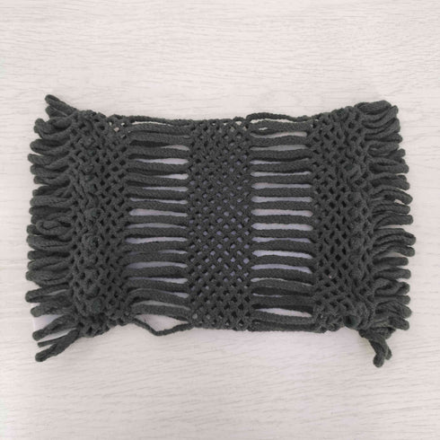 ミー イッセイミヤケ me ISSEY MIYAKE コットンナイロン メッシュニット ネックウォーマー レディース