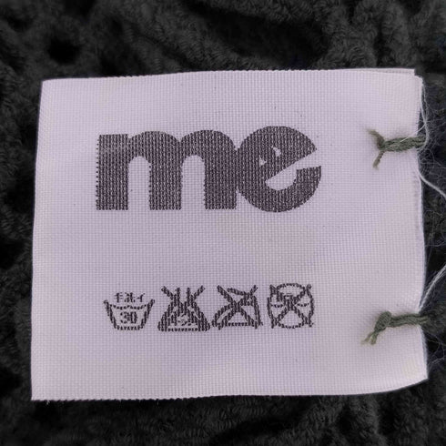 ミー イッセイミヤケ me ISSEY MIYAKE コットンナイロン メッシュニット ネックウォーマー レディース